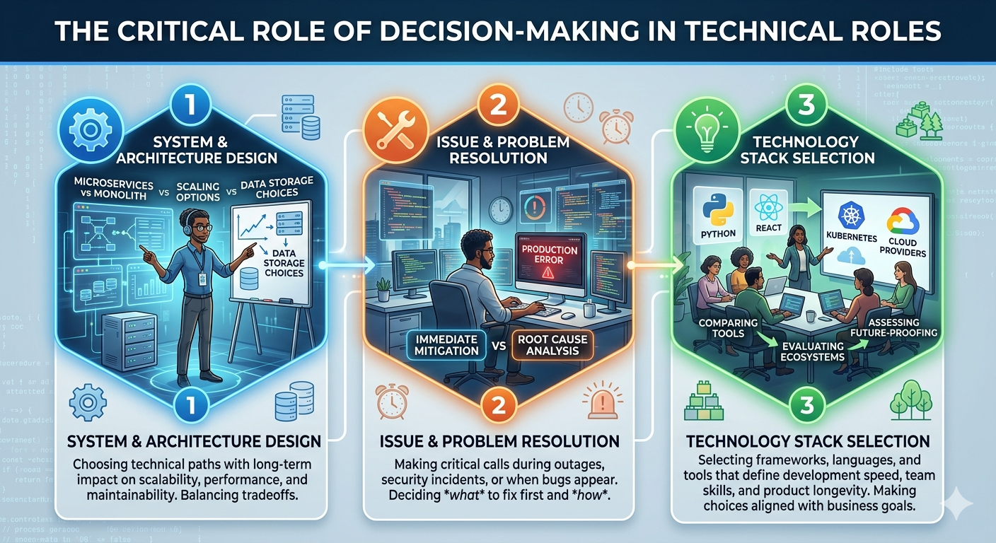 Why decision-making ability matters in technical roles