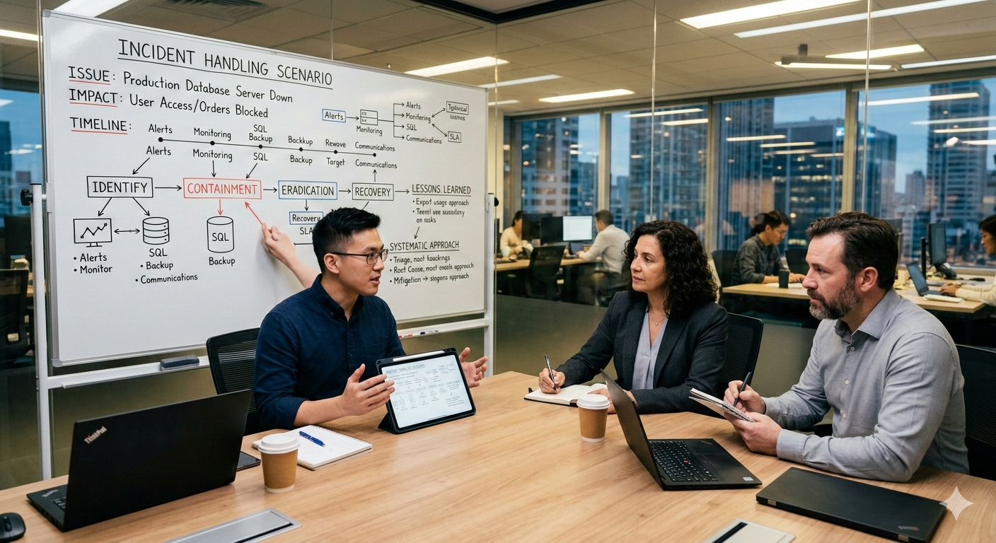 Why IT interviews focus on incident handling scenarios