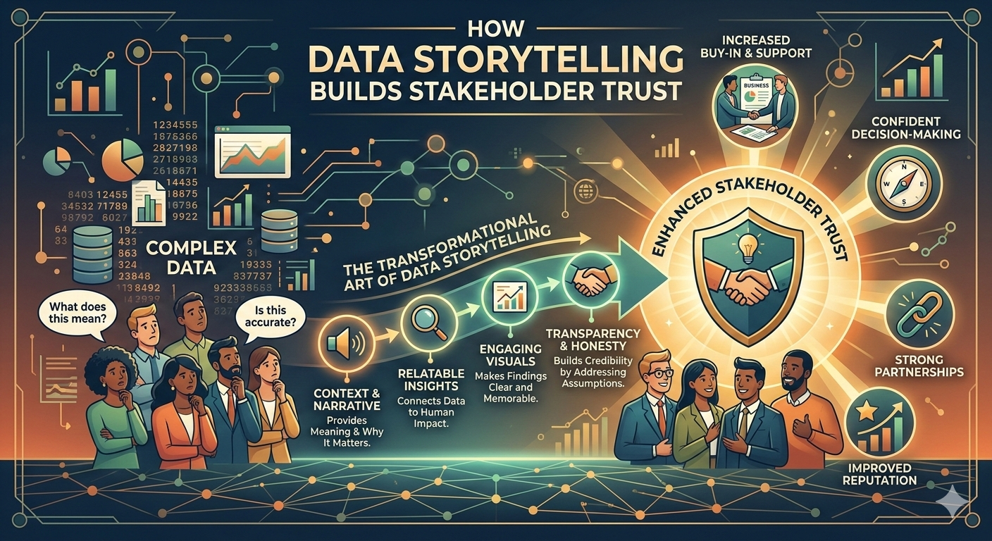 How data storytelling affects stakeholder trust