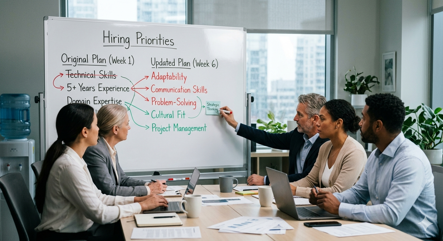 How hiring priorities change mid-recruitment