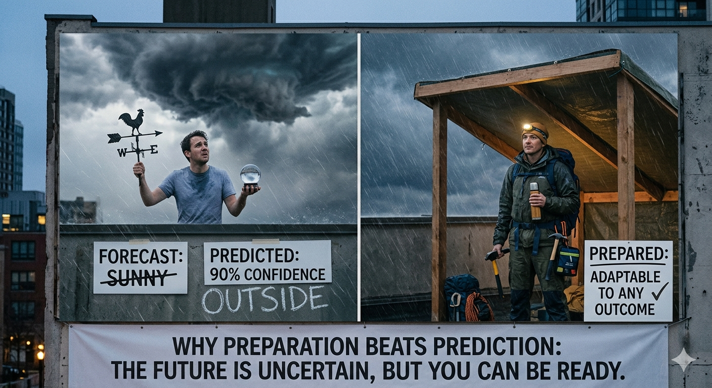 Why preparation beats prediction