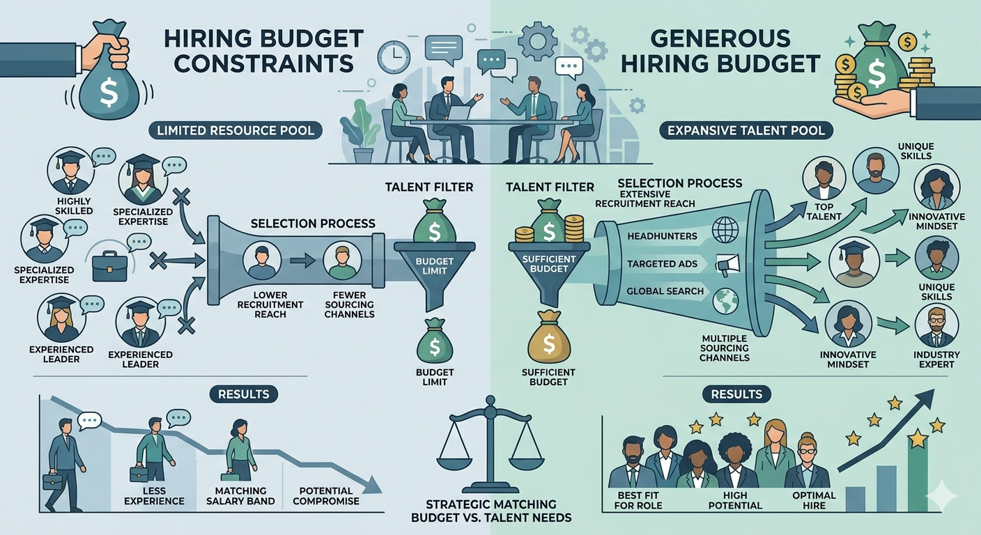 How hiring budgets silently affect candidate selection