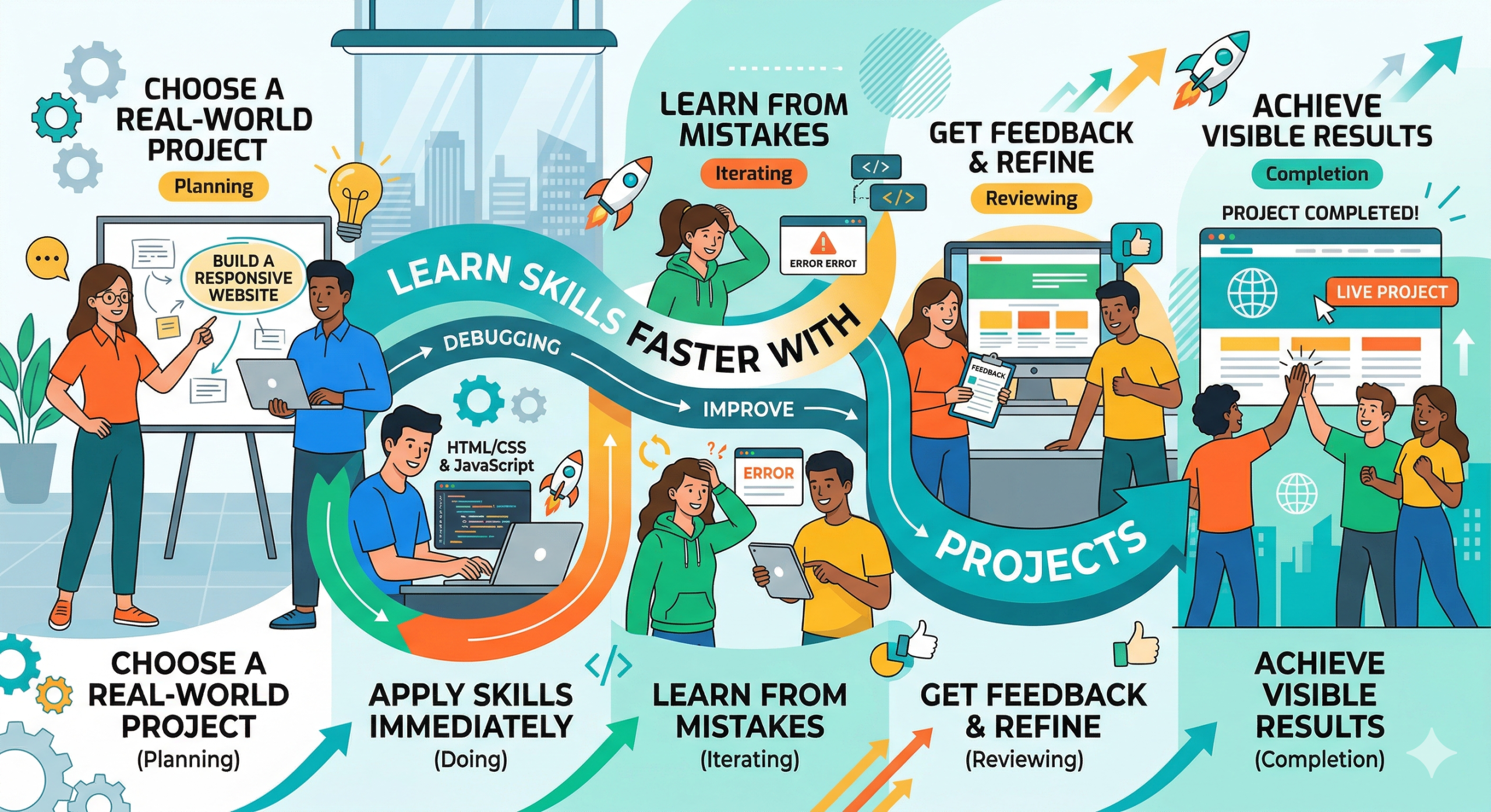 How to Learn Skills Faster With Projects