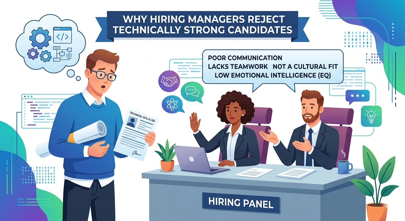 Why hiring managers reject technically strong candidates