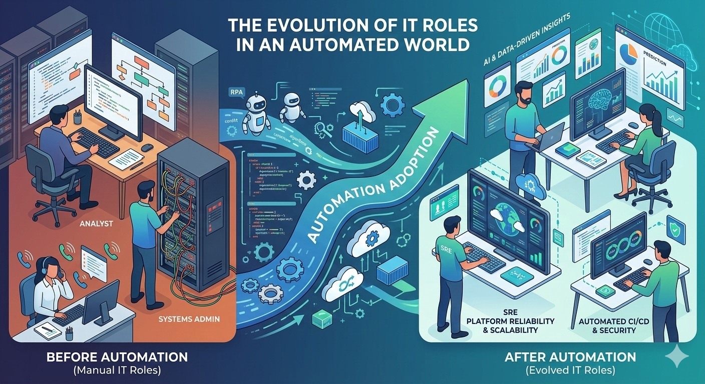 How IT roles are evolving with automation adoption