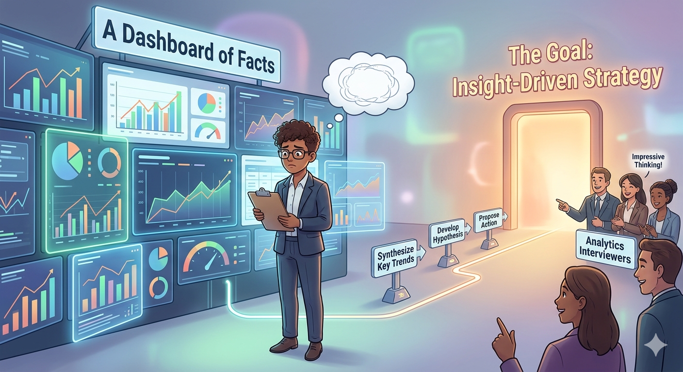 Why dashboards alone don’t impress analytics interviewers