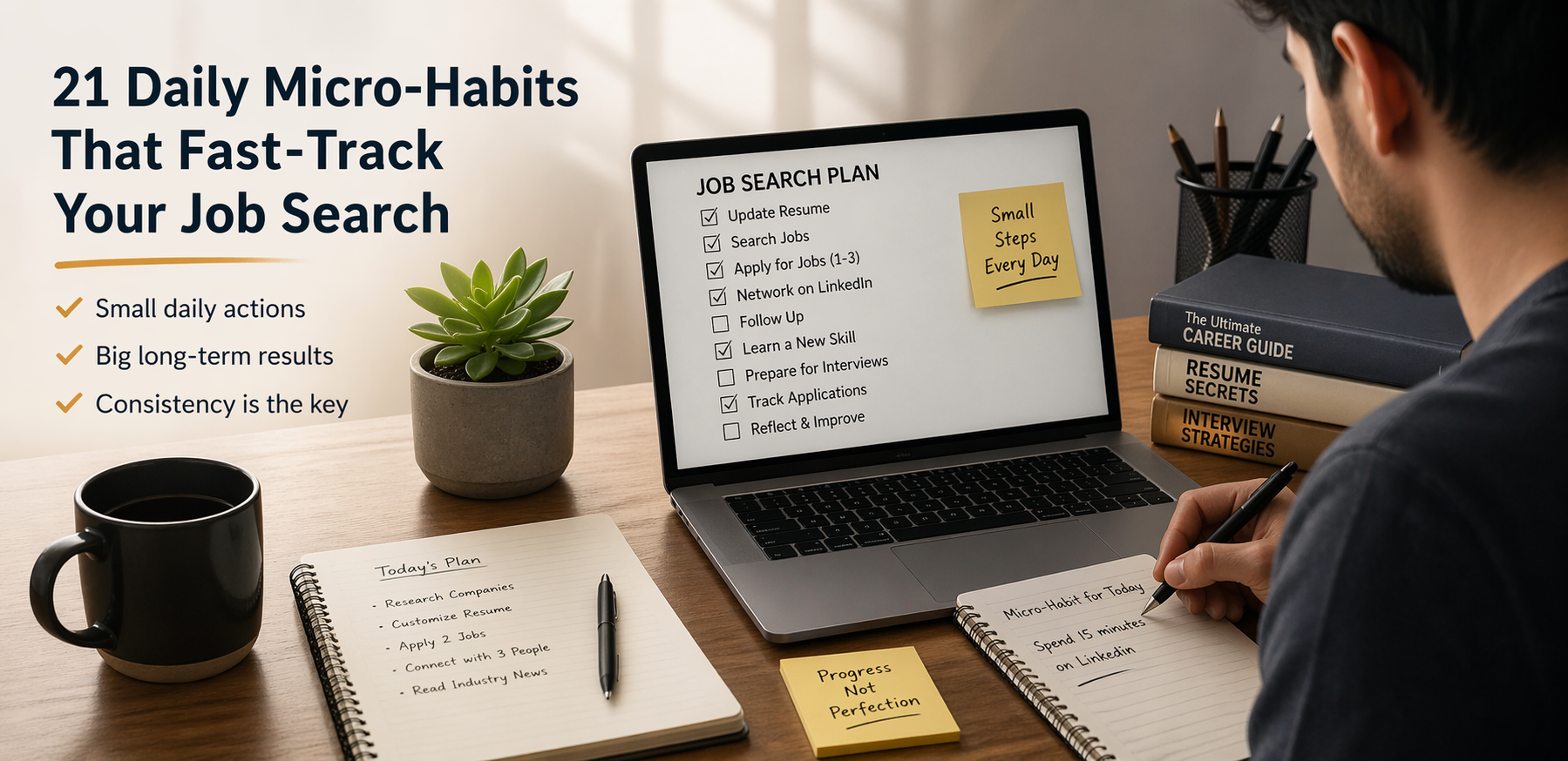 21 Daily Micro-Habits That Fast-Track Your Job Search