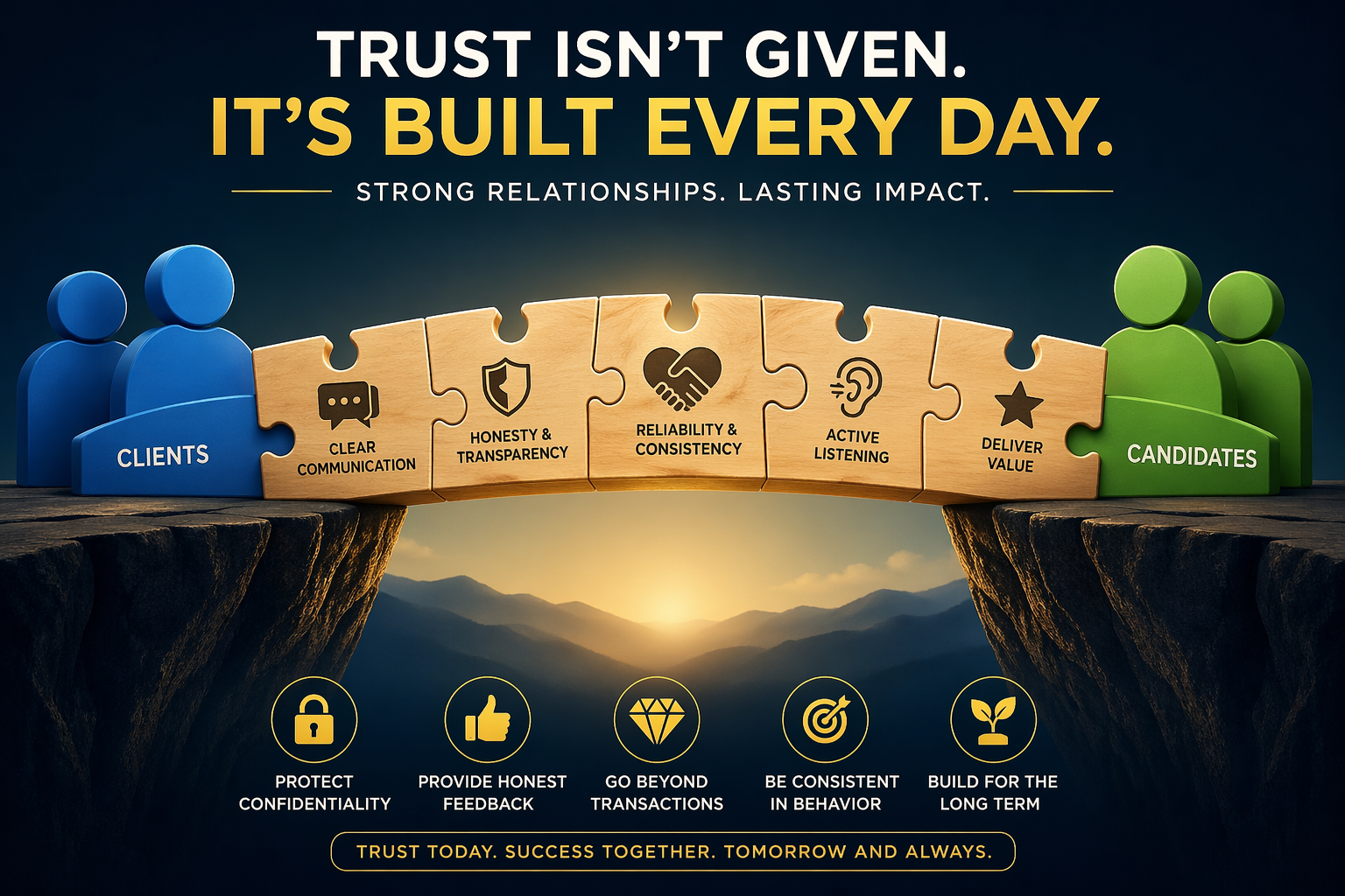 How to Build Long-Term Trust With Both Clients and Candidates