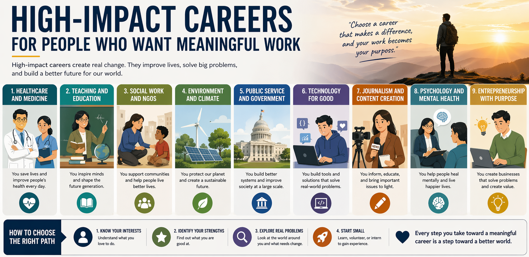 High-Impact Careers for People Who Want Meaningful Work