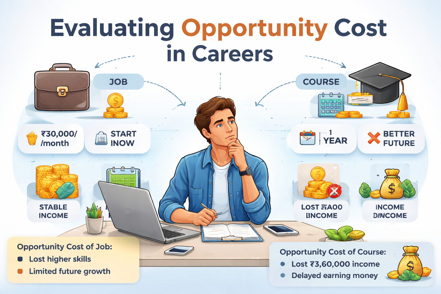 How to evaluate opportunity cost in careers