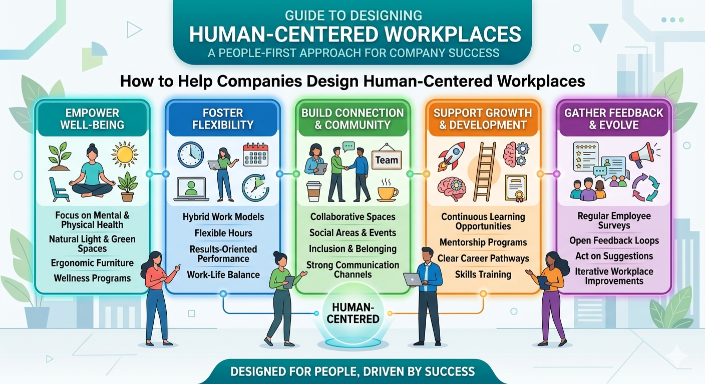 How to Help Companies Design Human-Centered Workplaces