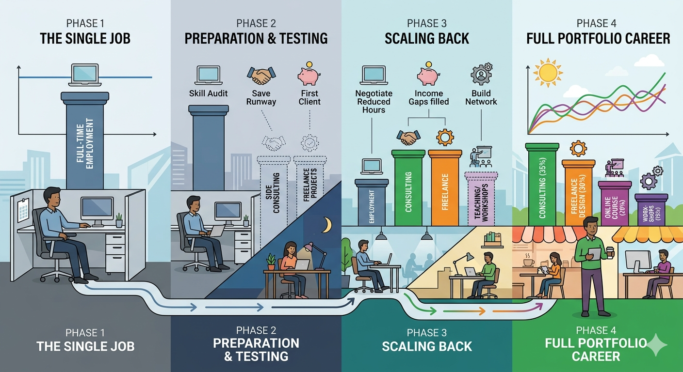 How to Phase Into a Portfolio Career From a Single Job