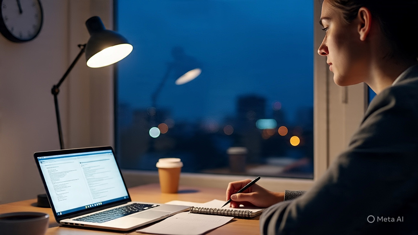 Night-Time Job Search Routine for Full-Time Employees