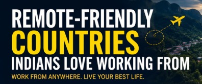 Remote-Friendly Countries Indians Love Working From