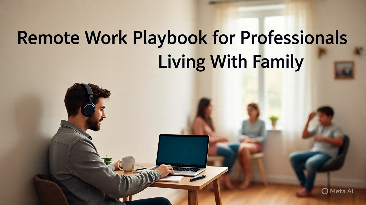Remote Work Playbook for Professionals Living With Family