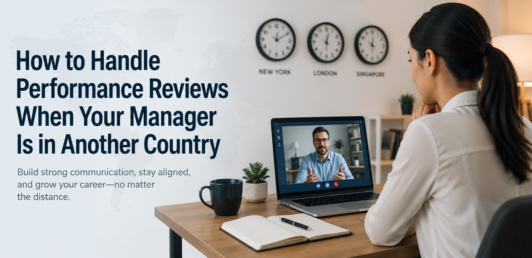 Handle Performance Reviews When Manager Is in Another Country