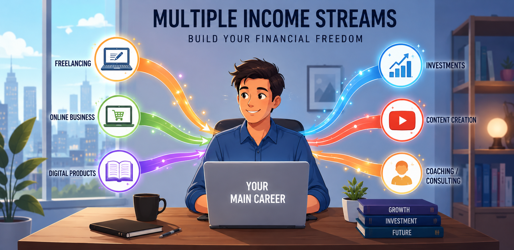 How to Build Multiple Income Streams Around Your Main Career
