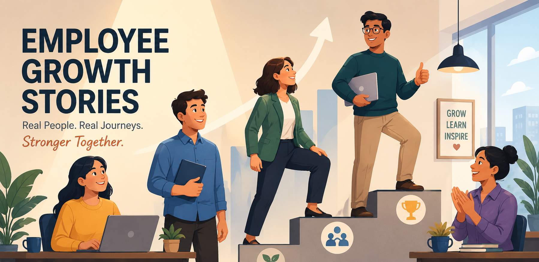 How to Spotlight Employee Growth Stories Authentically
