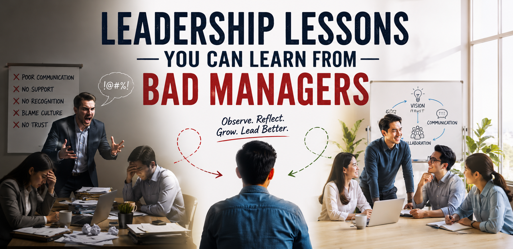 Leadership Lessons You Can Learn From Bad Managers