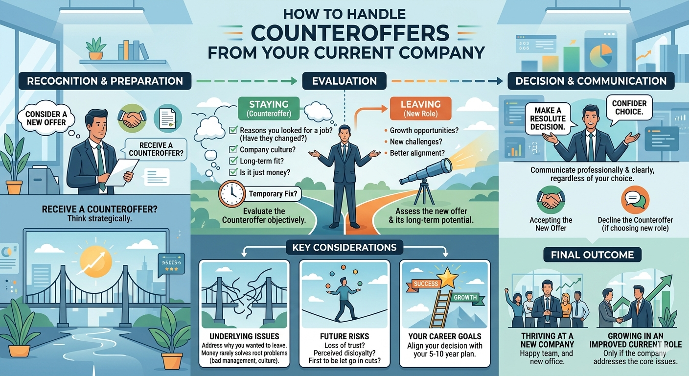 How to Handle Counteroffers From Your Current Company