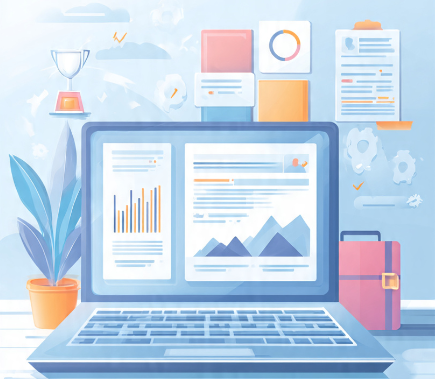 Mistakes That Make Internships Less Valuable
Create a modern, clean, and professional digital illustration showing a student or young professional updating their resume on a laptop. The screen displays a highlighted “Internship Experience” section with bullet points, achievements, and metrics (like growth, skills, and impact). Around the laptop, include subtle icons representing career growth such as an upward arrow, a trophy, a checklist, and a briefcase.
The background should be minimal and bright (soft gradient of blue and white) to represent clarity and success. The overall mood should feel motivational, career-focused, and optimistic, symbolizing how properly presented internships can lead to …