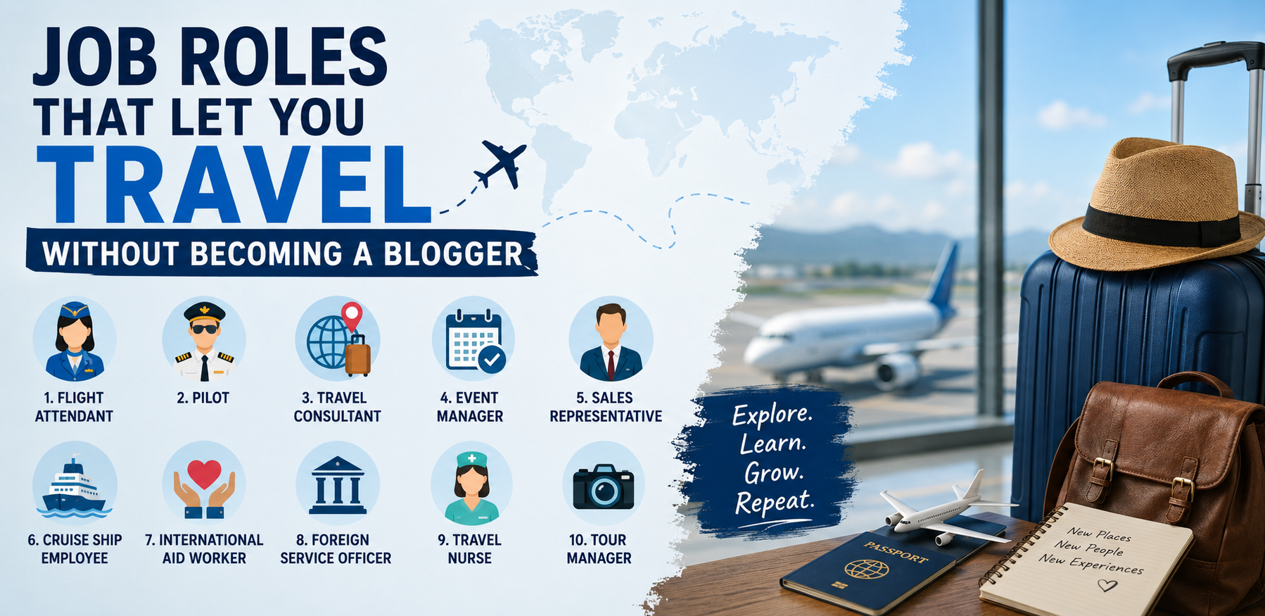 Job Roles That Let You Travel Without Becoming a Blogger