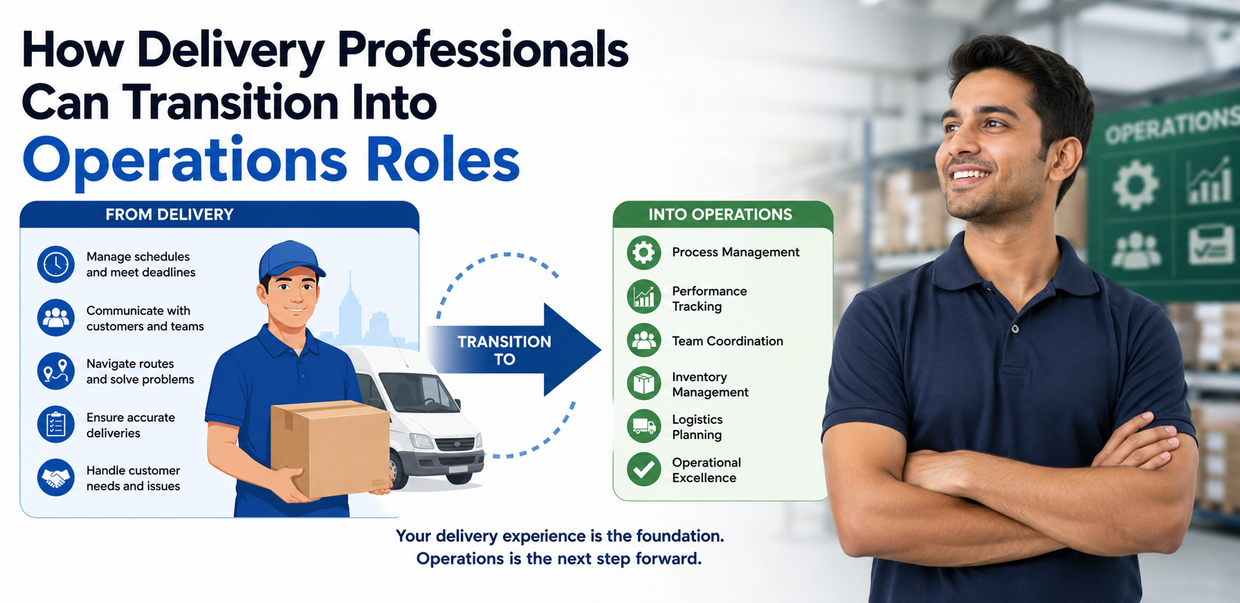 How to Switch from Delivery Professionals to Operations Roles