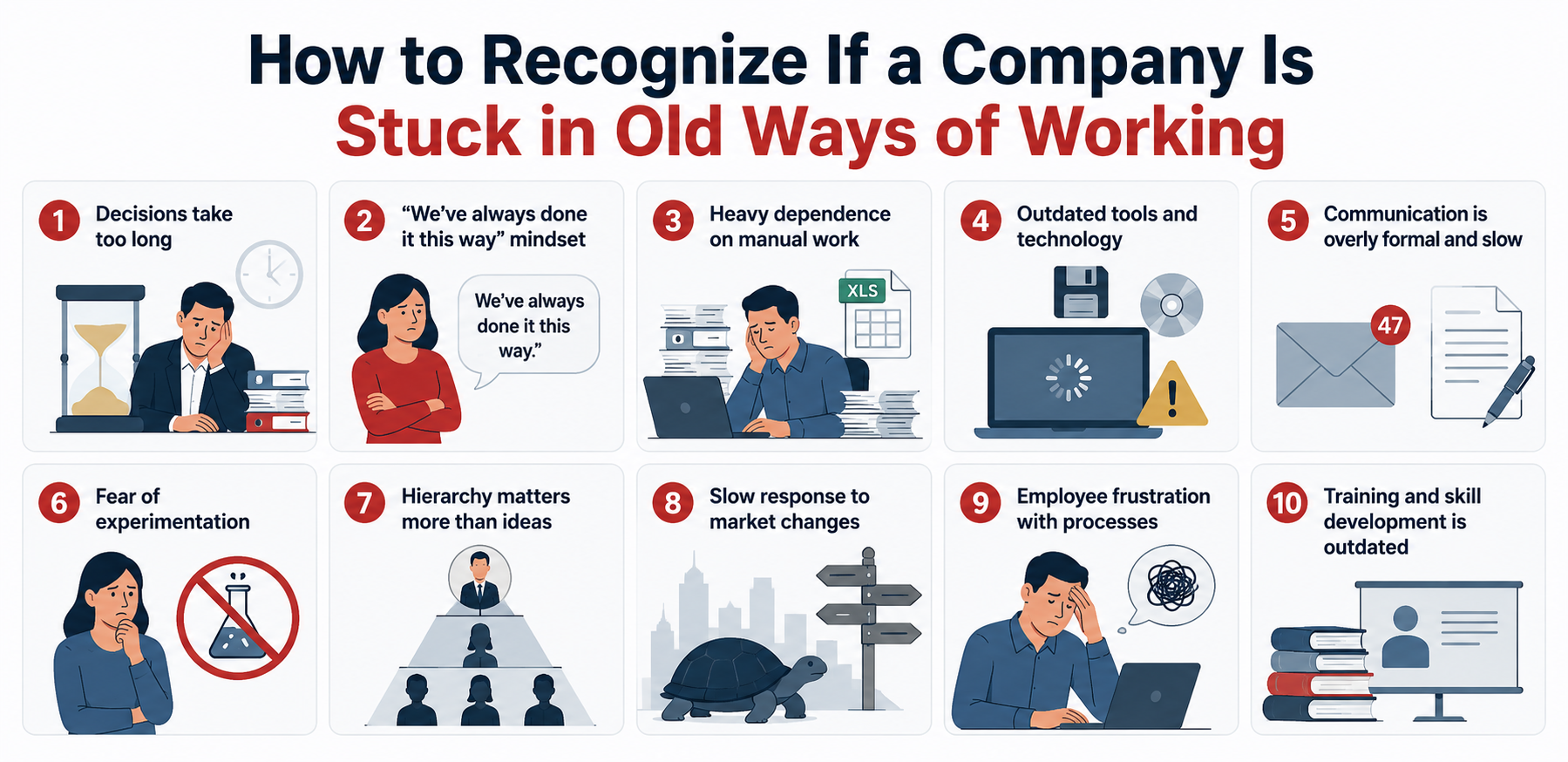 How to Recognize If a Company Is Stuck in Old Ways of Working