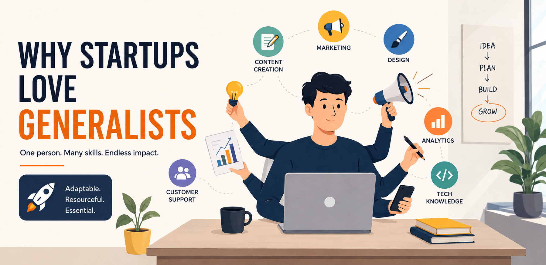 Why Startups Love Generalists and How to Show That Skill