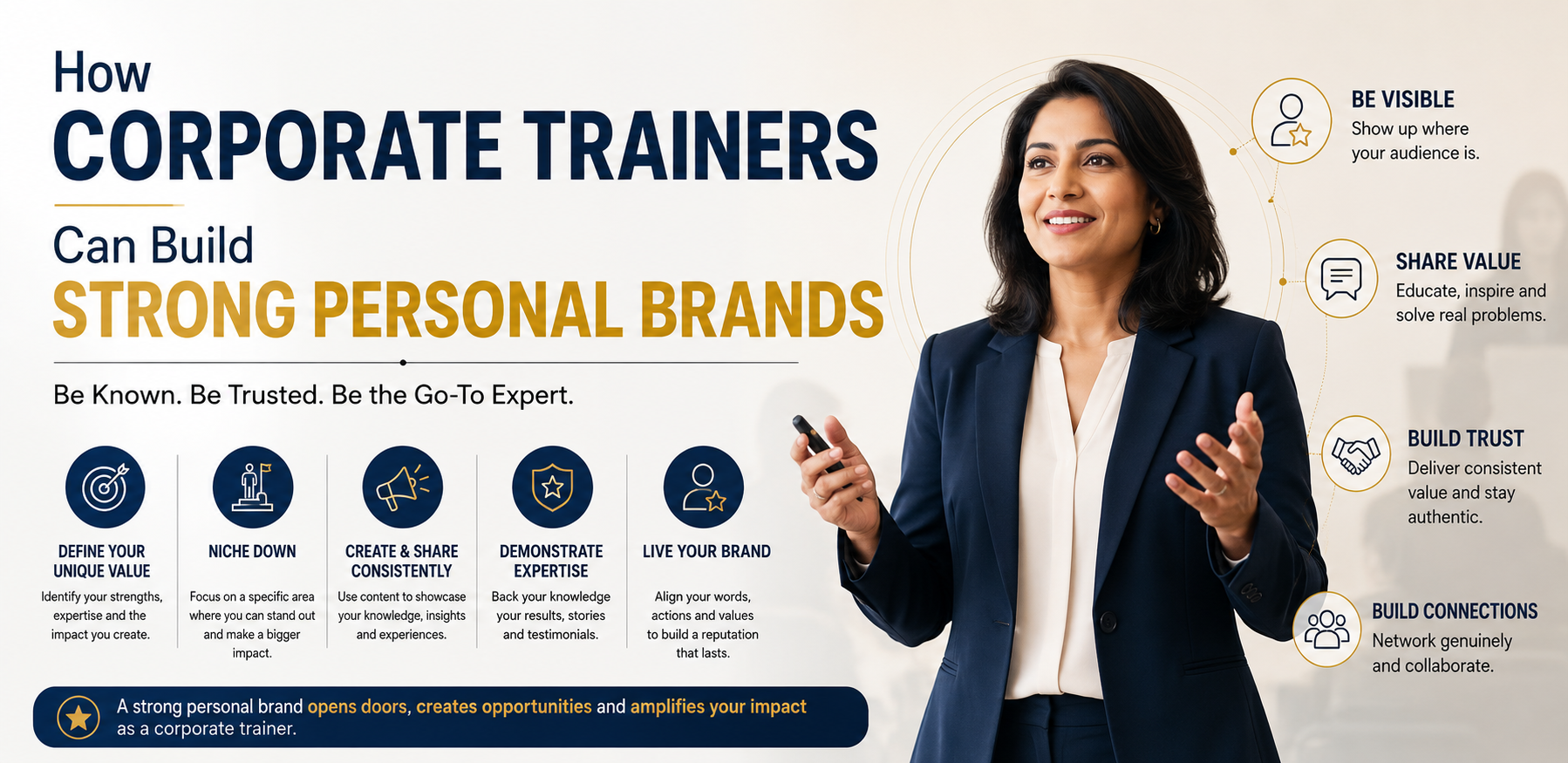 How Corporate Trainers Can Build Strong Personal Brands