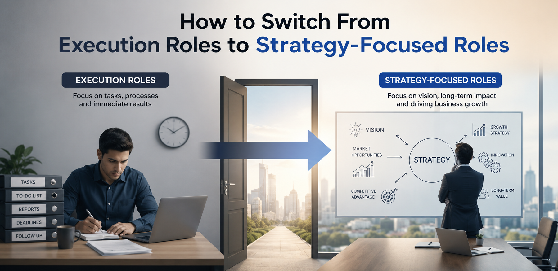 How to Switch From Execution Roles to Strategy-Focused Roles