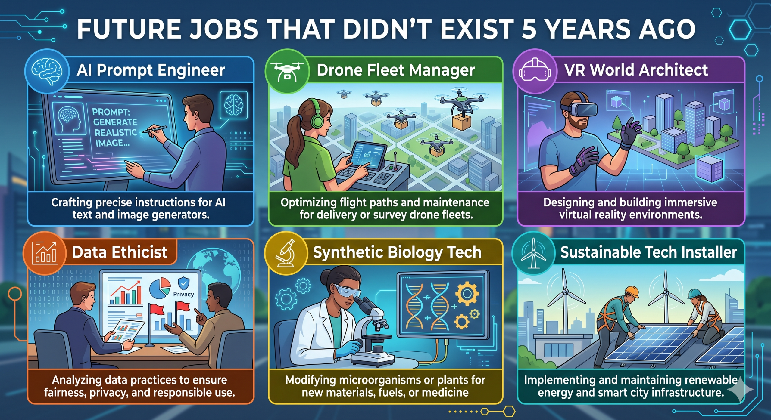 Future Jobs That Didn’t Exist 5 Years Ago