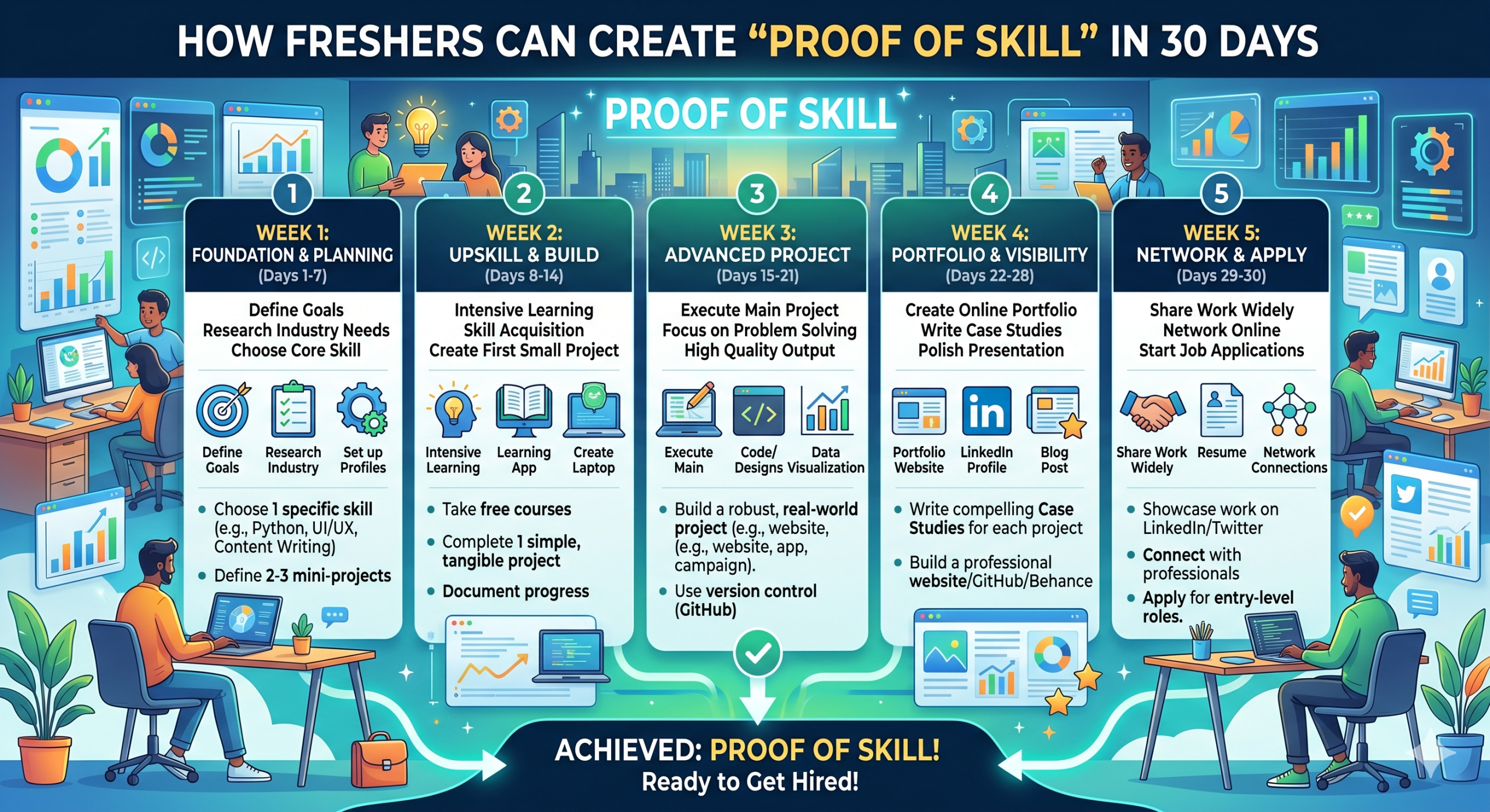 How Freshers Can Create “Proof of Skill” in 30 Days