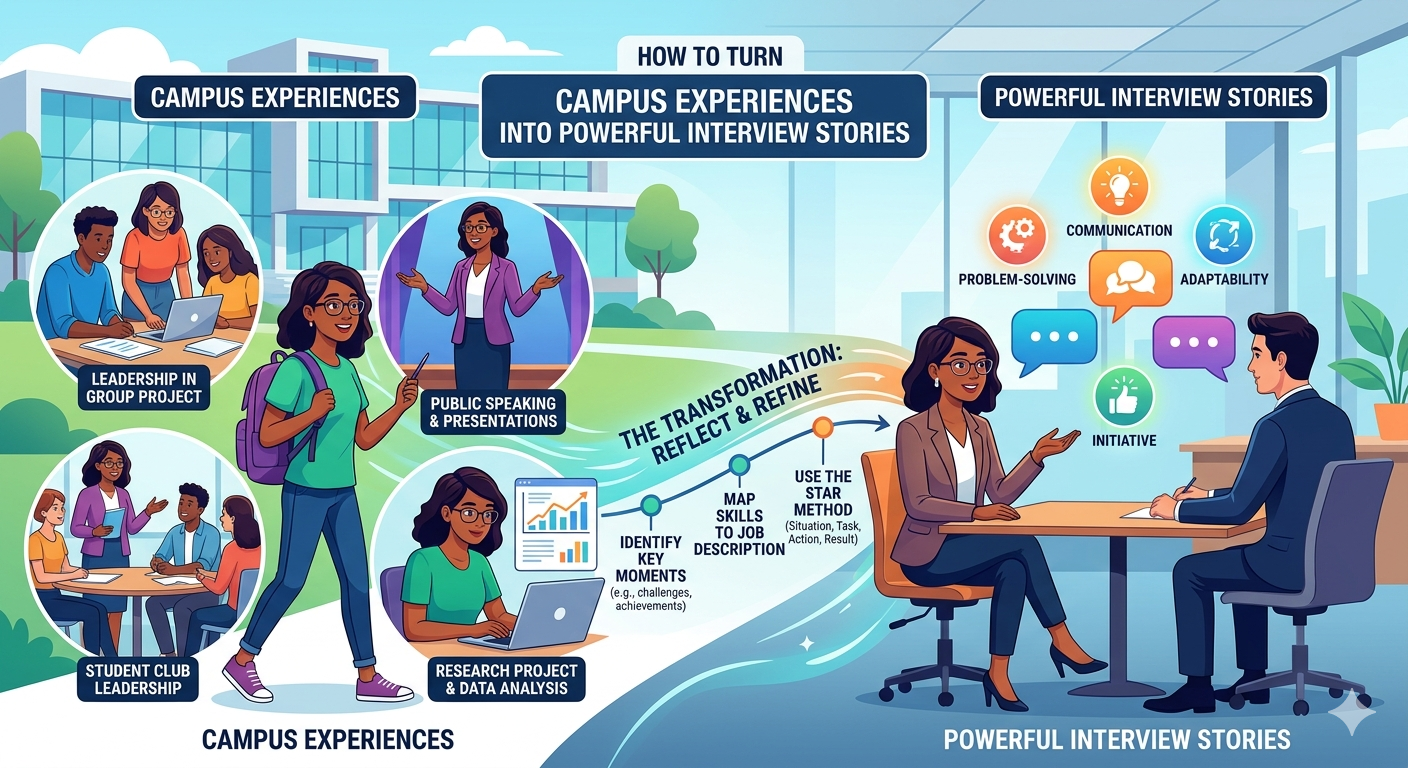 How to Turn Campus Experiences Into Powerful Interview Stories