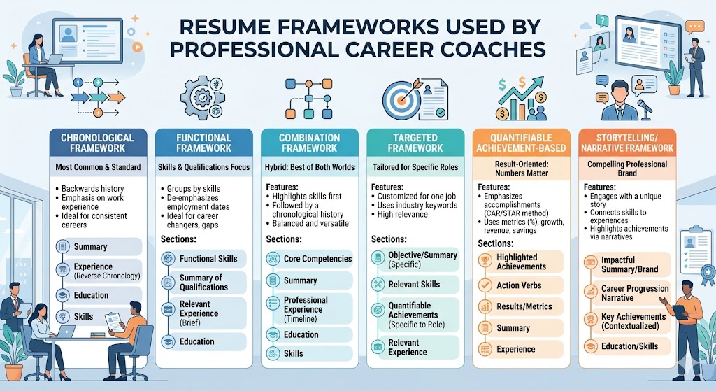 Resume Frameworks Used by Professional Career Coaches
