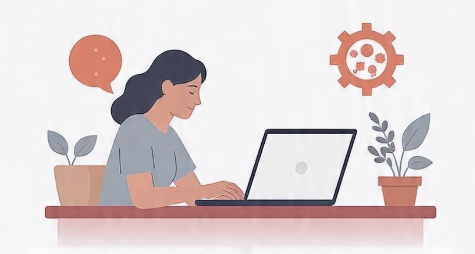 Share Your Work Online
An infographic titled “How to Share Your Work Online Without Violating Company Policy,” showing a person working on a laptop and a step-by-step guide. It highlights key practices such as understanding company policy, sharing skills instead of confidential details, recreating work for portfolios, removing sensitive information, getting permission when needed, using professional platforms carefully, creating anonymous case studies, and building a personal portfolio. The design uses a clean modern layout with icons and numbered sections.